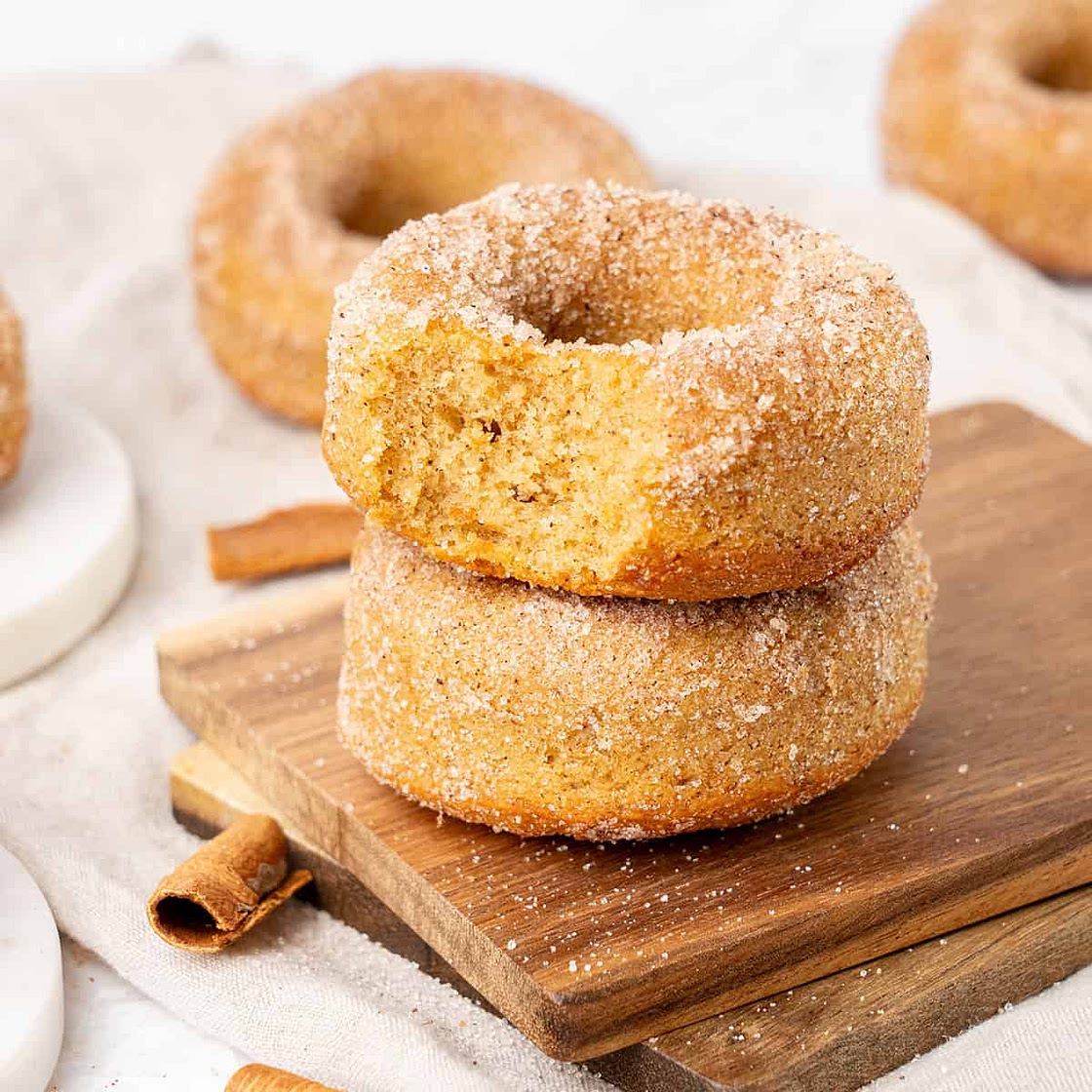 Baked Cinnamon Sugar Donuts