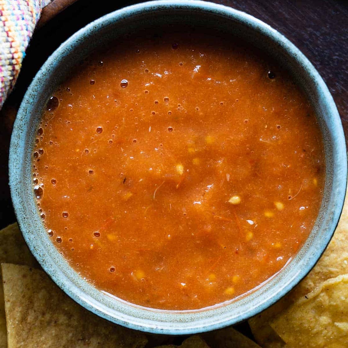 Salsa Roja (Homemade Mexican Salsa)