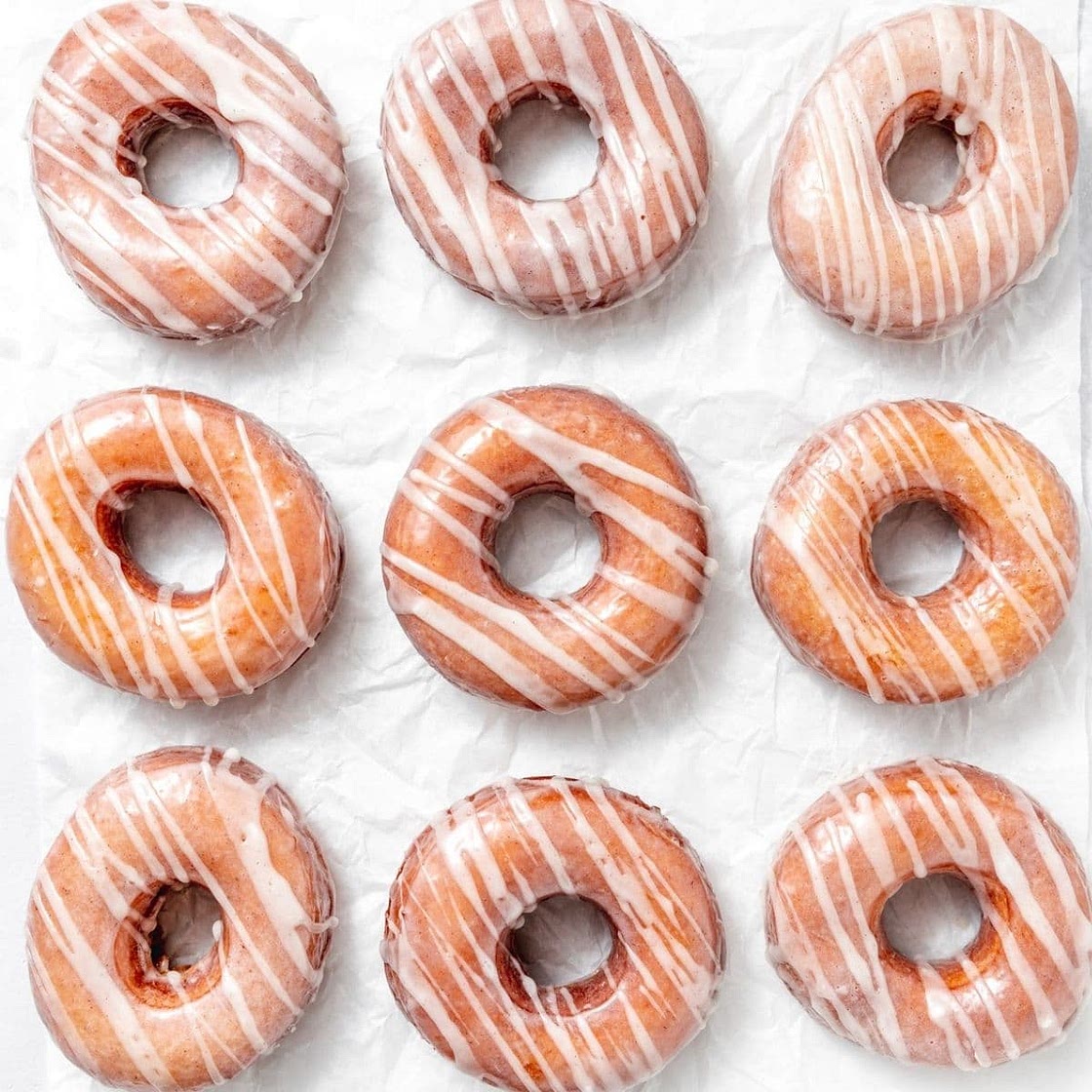 Sourdough Donuts with Vanilla Bean Glaze