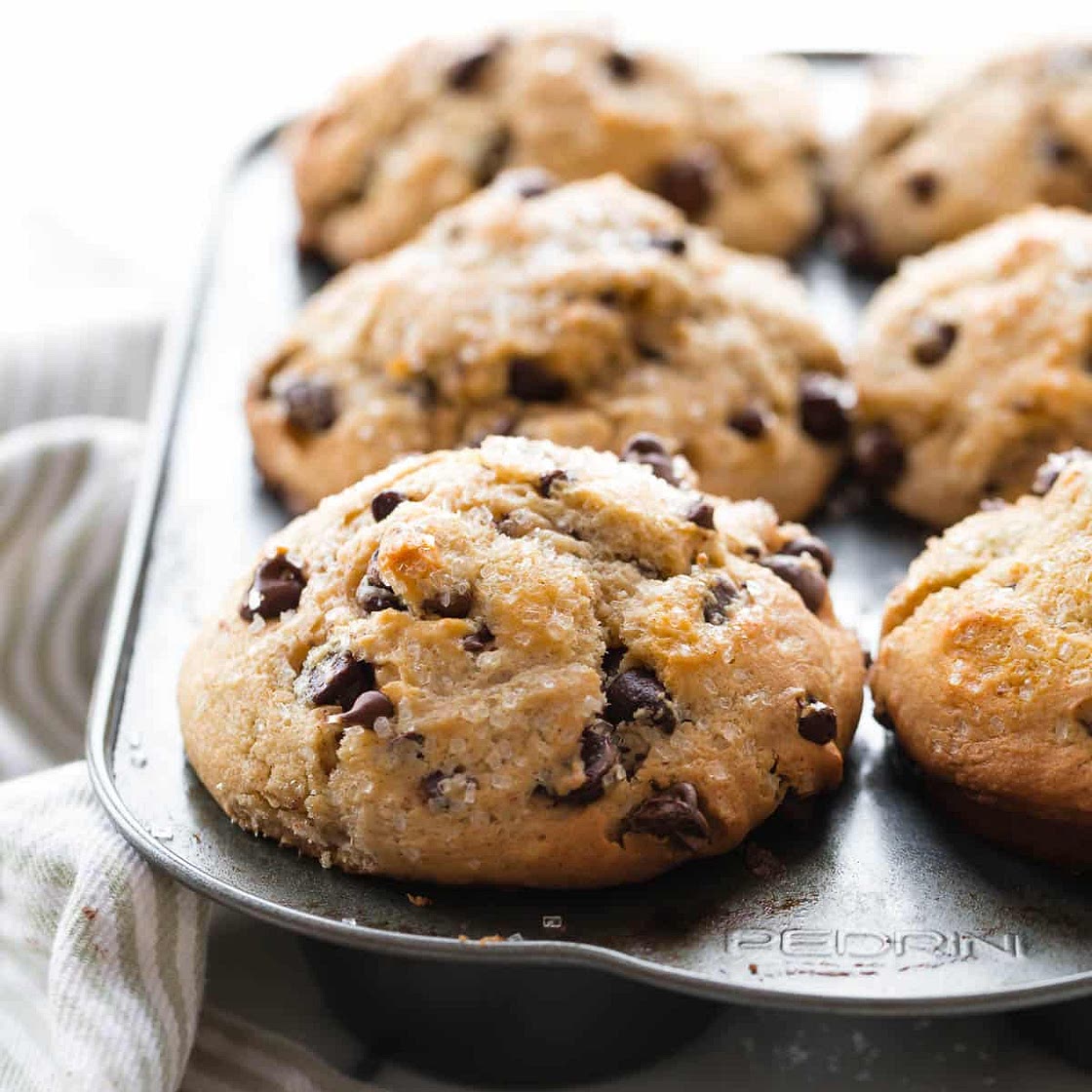 Bakery-Style Chocolate Chip Muffins