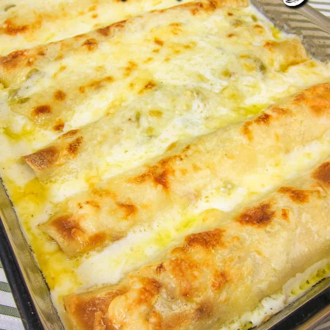 White Chicken Enchiladas