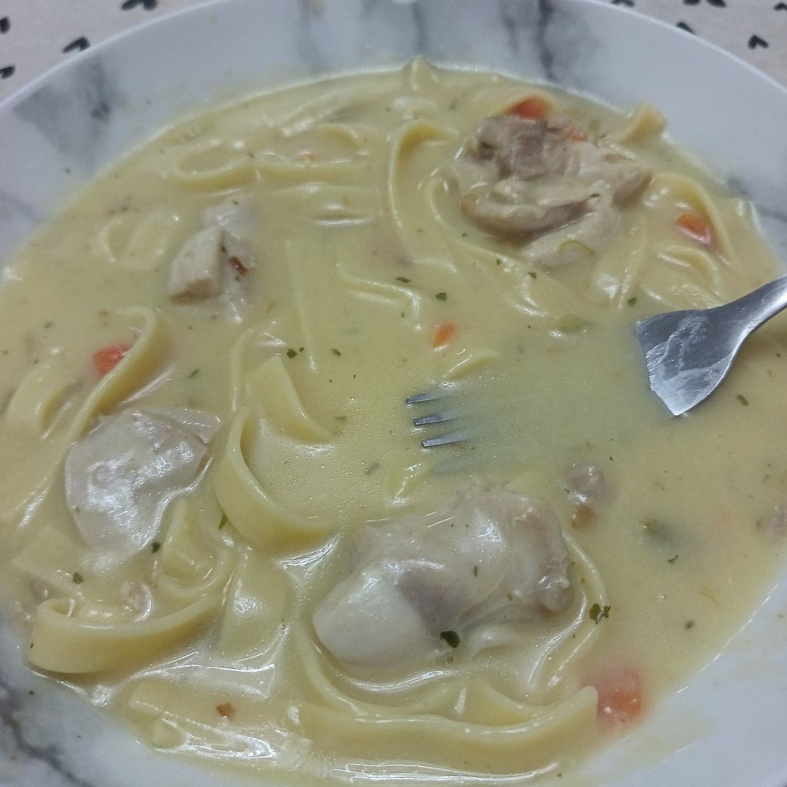 Instant Pot Creamy Chicken Noodle Soup