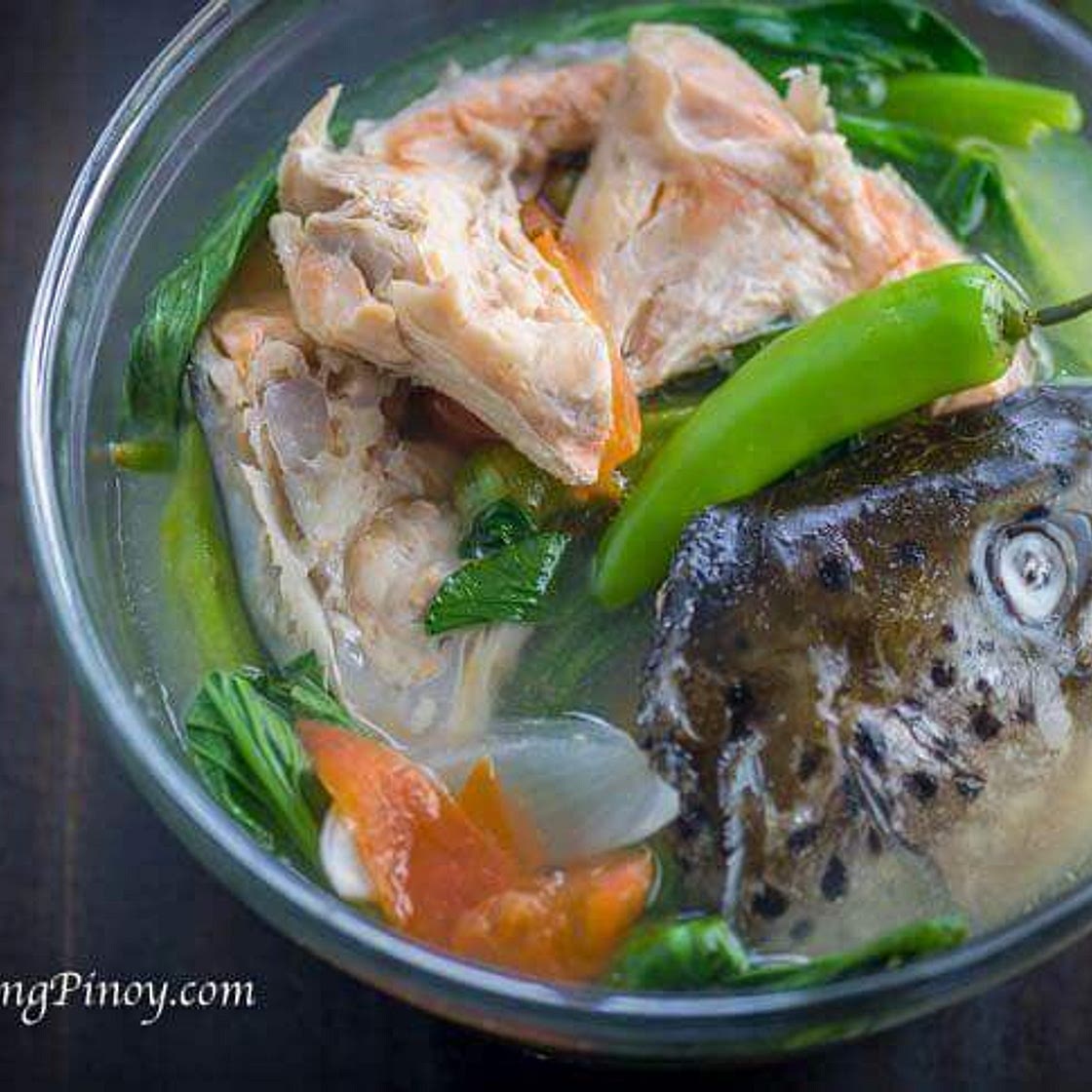 Sinigang na Salmon sa Miso