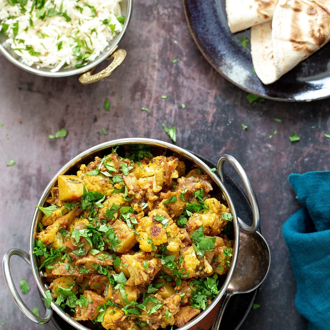 Restaurant Style Aloo Gobi