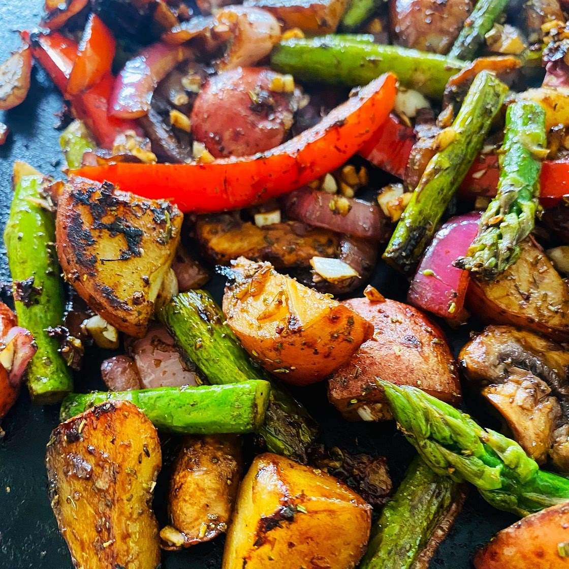 Blackstone Griddle Balsamic Vegetables