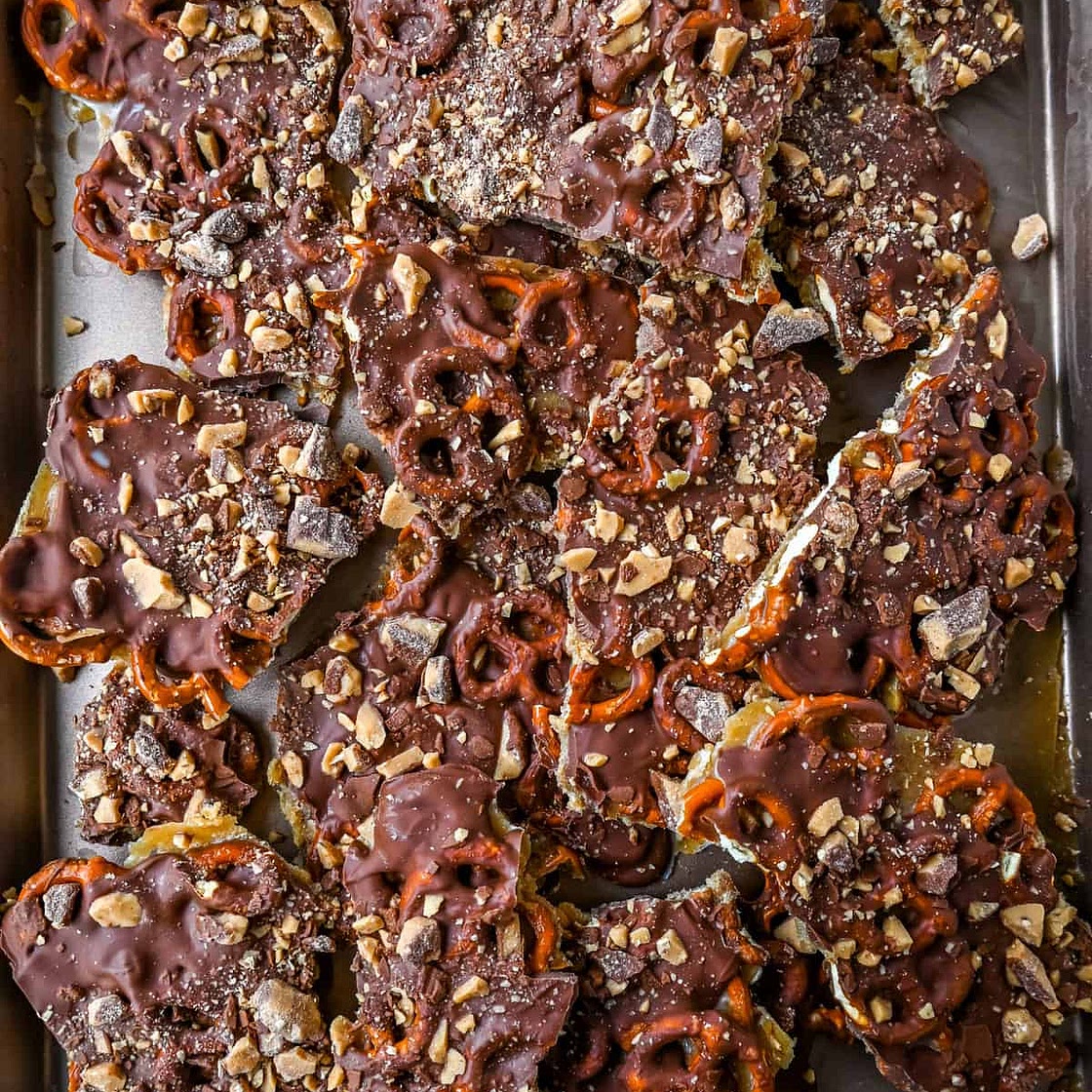 Toffee Pretzel Christmas Crack