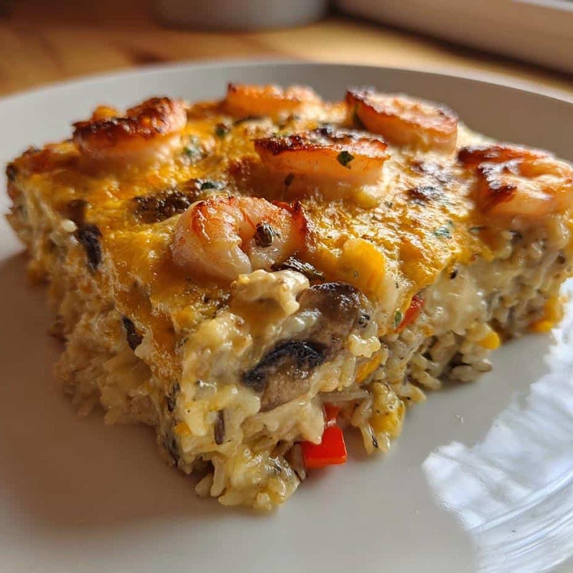 "35-Minute Shrimp and Wild Rice Casserole: Irresistible Comfort"
