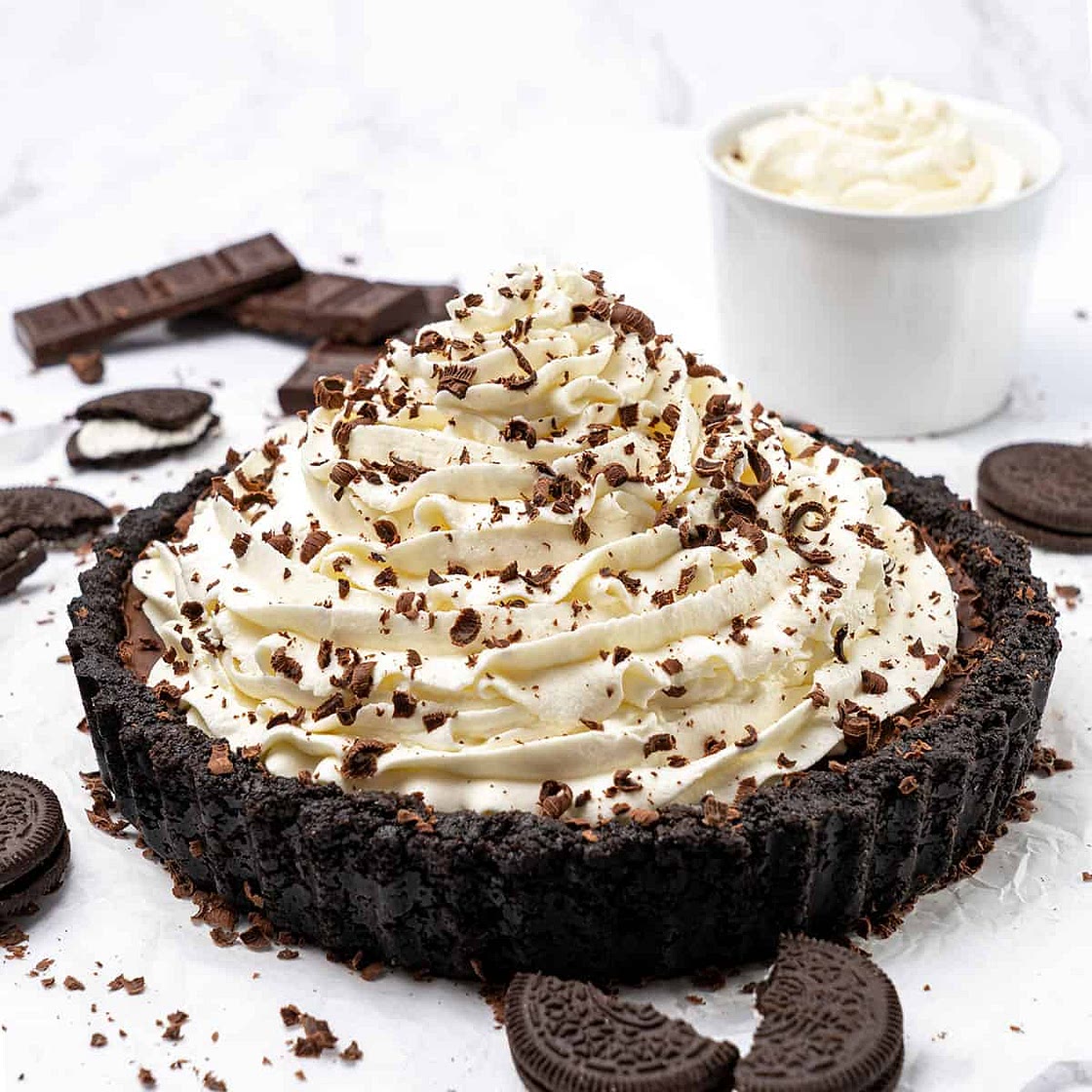 No Bake Chocolate Pie