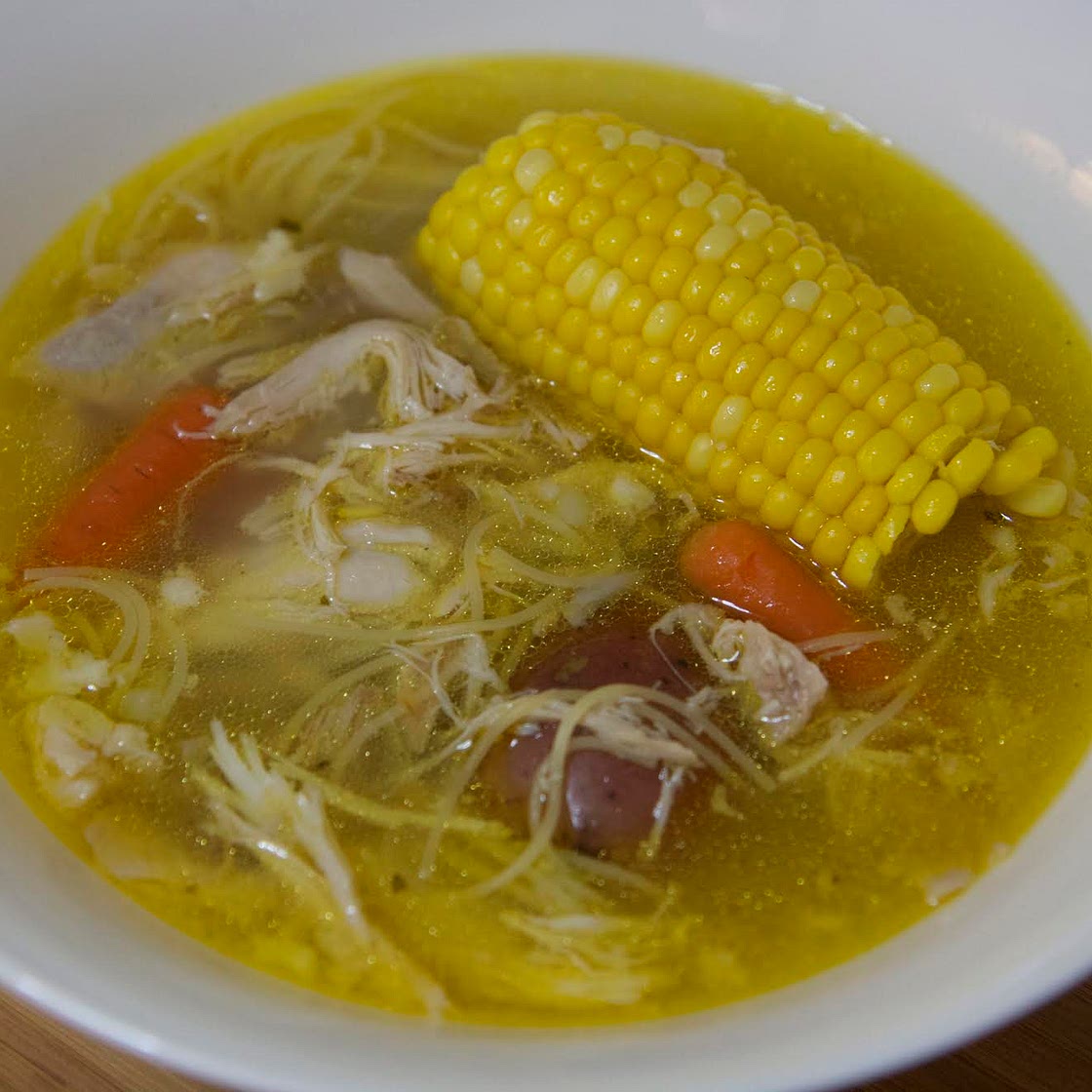 Cuban Chicken Noodle Soup