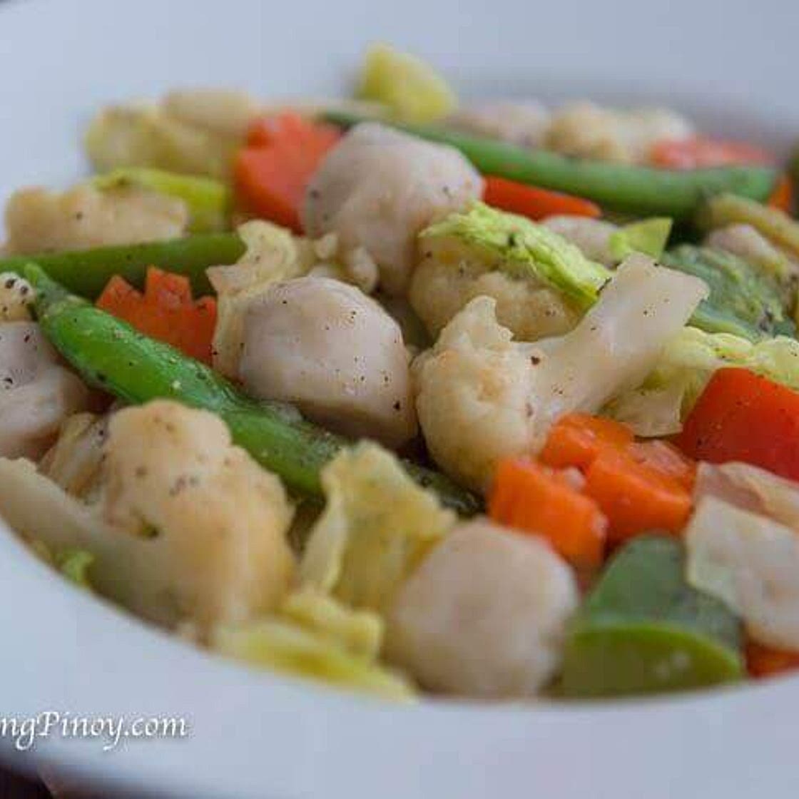 Squid Ball Chop Suey