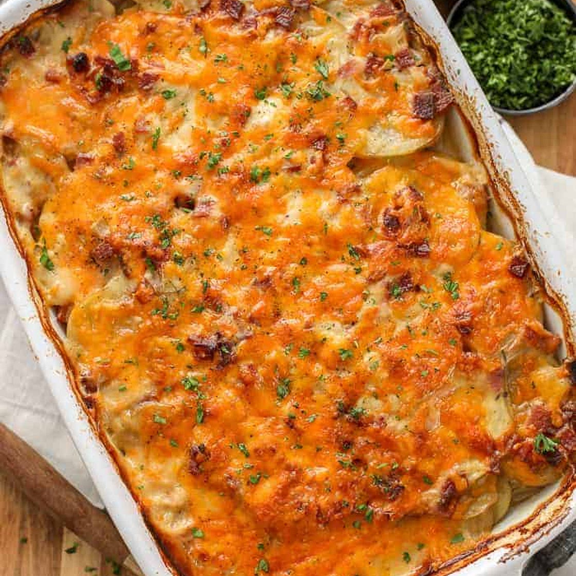 Scalloped Potatoes and Ham