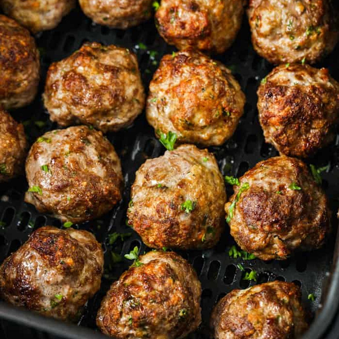 Juicy Air Fryer Meatballs