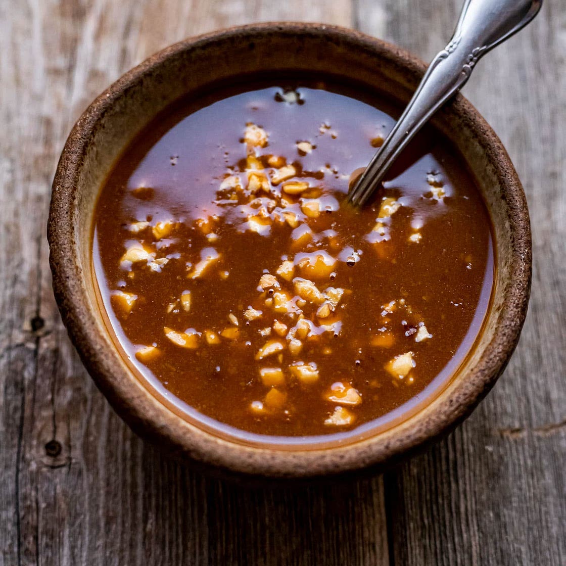 My Mom's Vietnamese Peanut Sauce (5 minute recipe!)