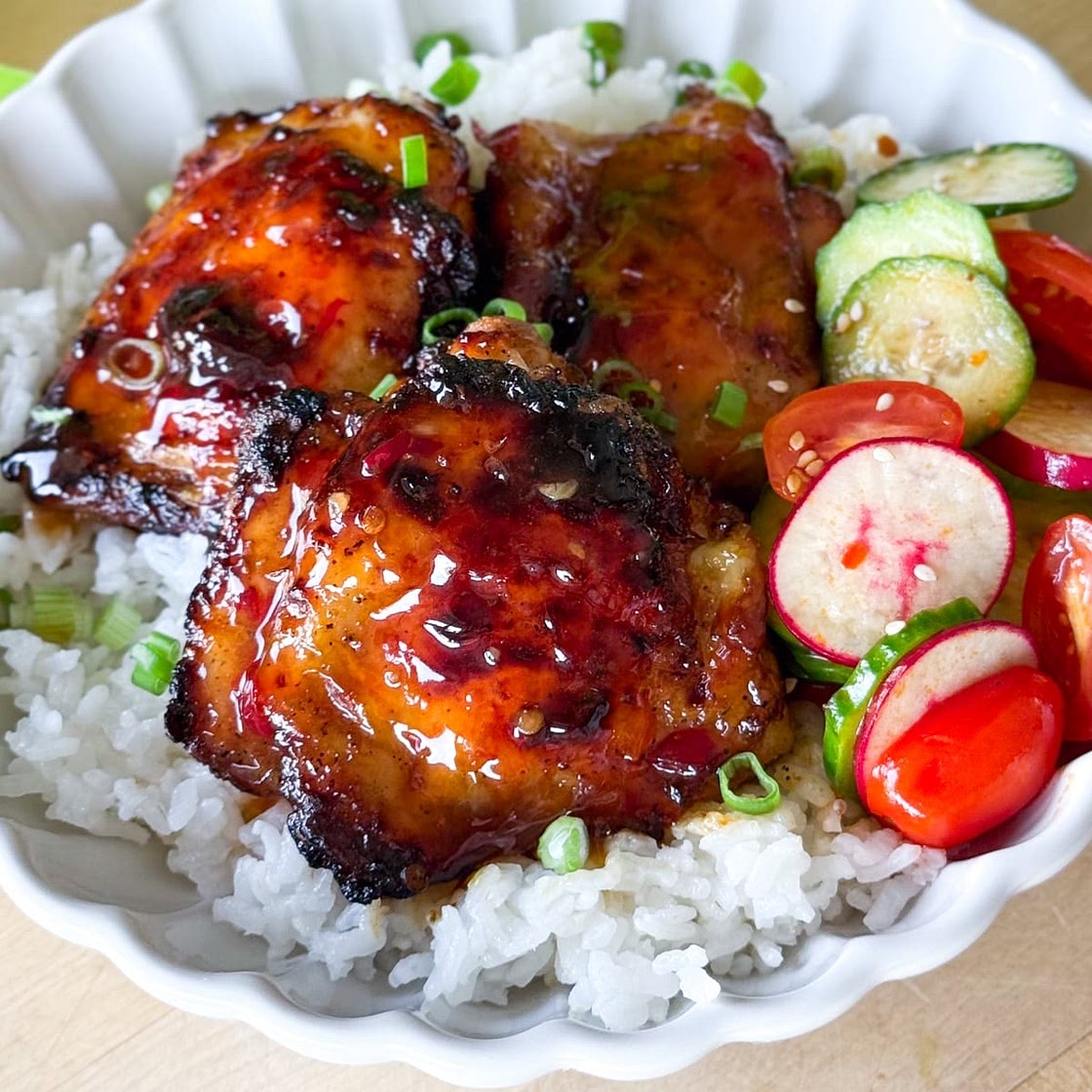 Sticky Sweet Chili Chicken - ready in 25 minutes