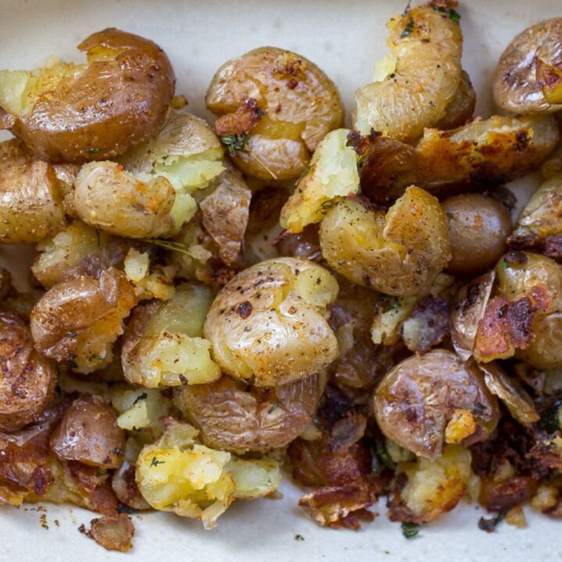Blackstone Smashed Potatoes