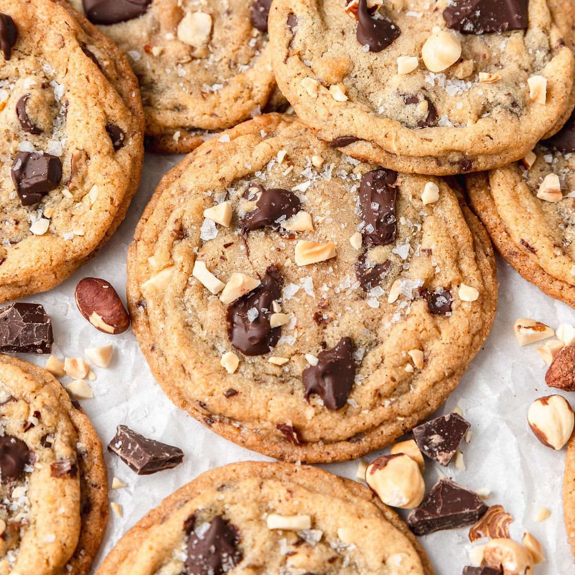 Hazelnut Chocolate Chip Cookies