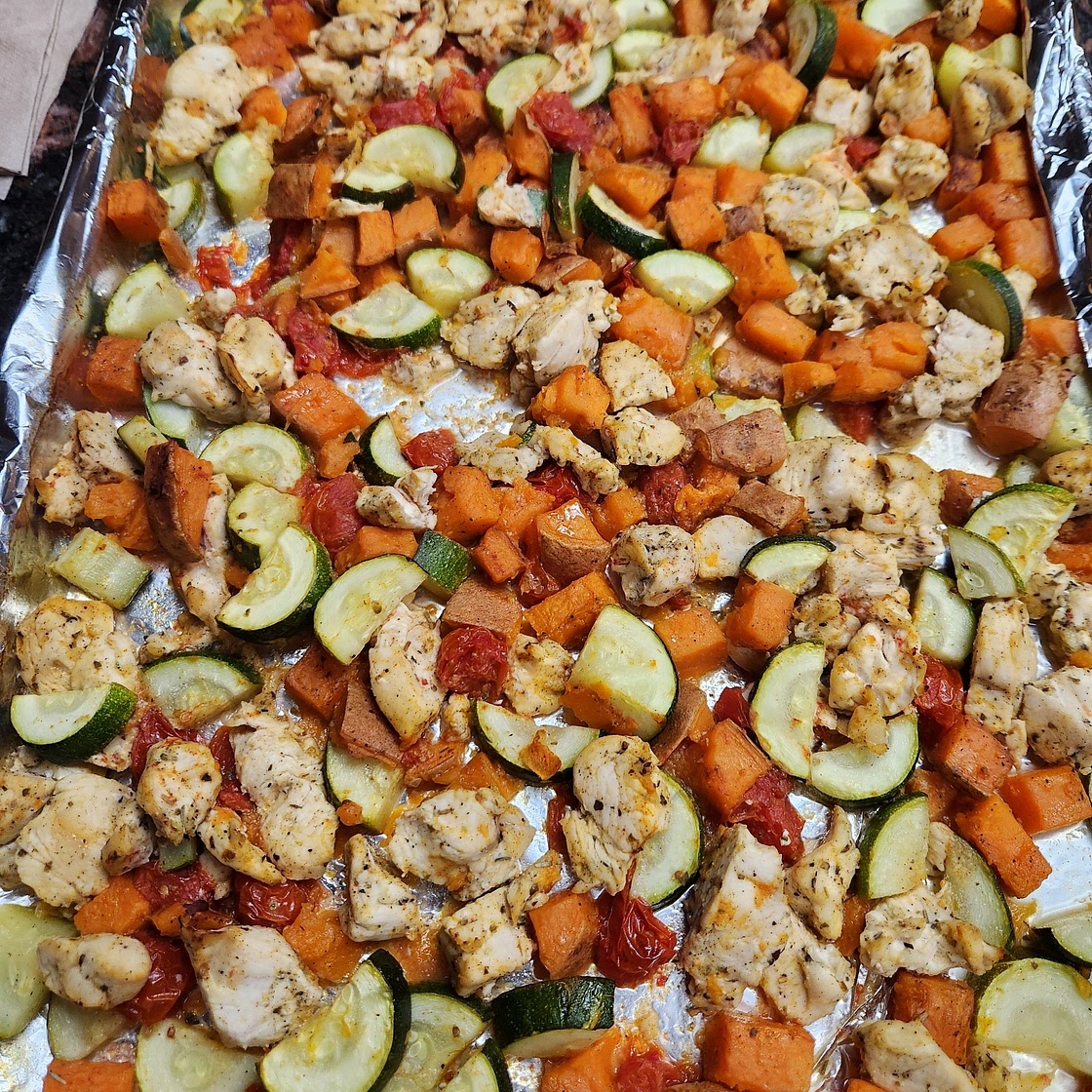 One-Pan Chicken & Veggie Sheet Pan Dinner