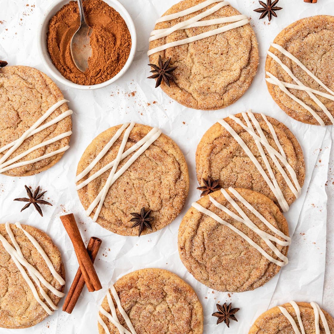 Brown Butter Chai Spice Cookies