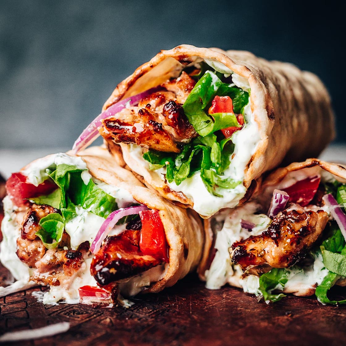 Greek Chicken Gyros recipe