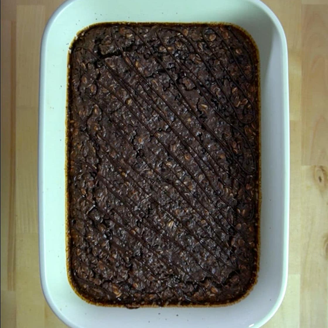 Double Chocolate Brownie Baked Oatmeal