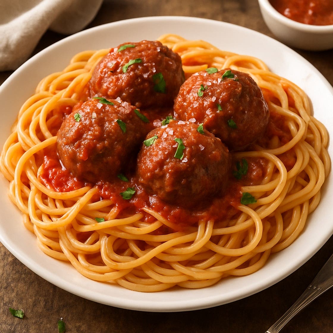 Mom's Spaghetti and Meatballs