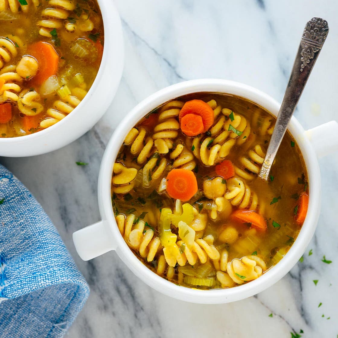 Chickpea Noodle Soup