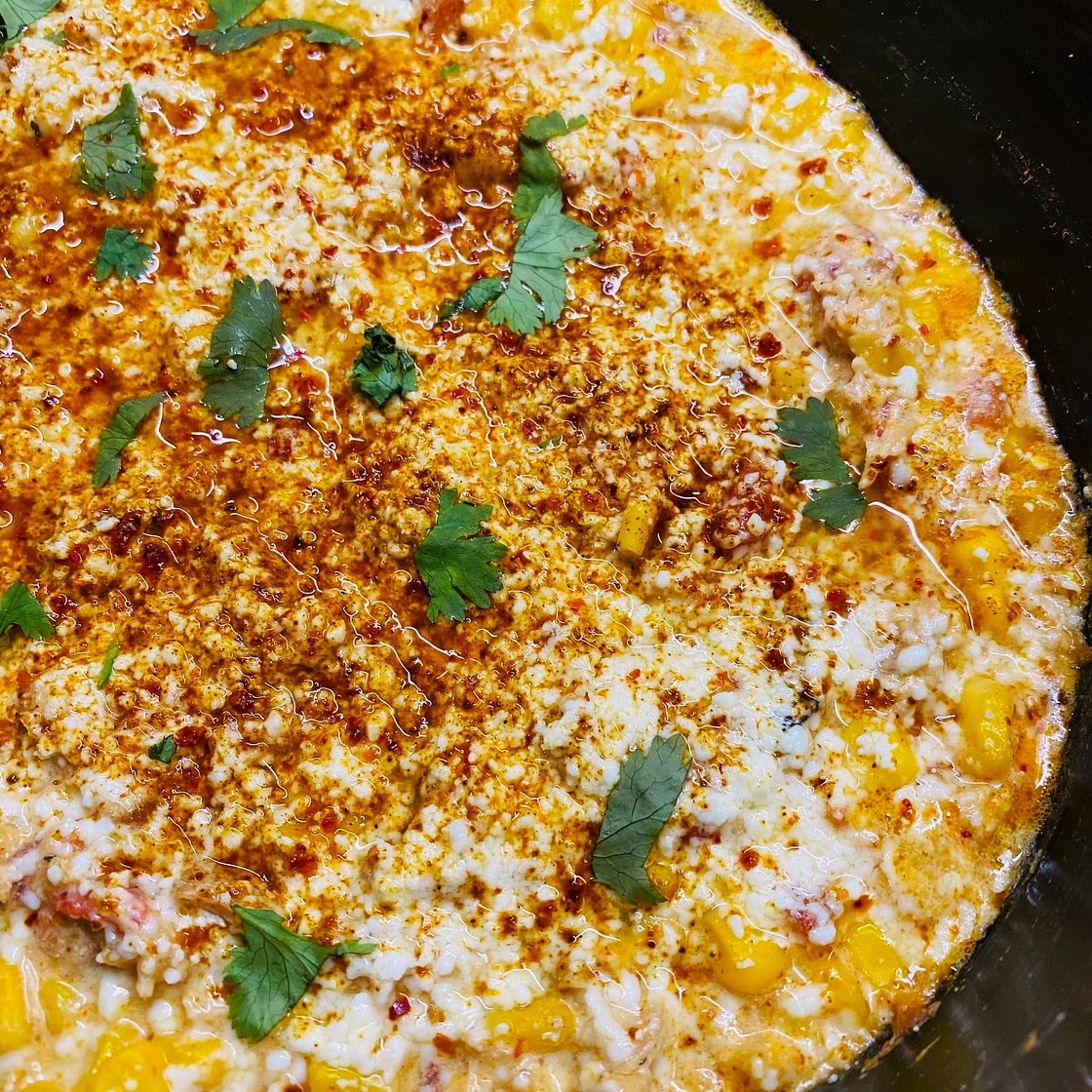 Crock Pot Street Corn Chicken