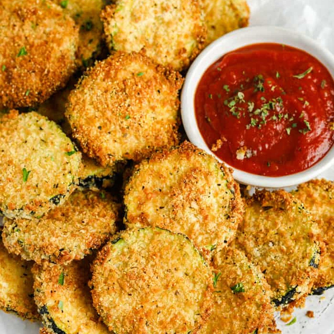 Air Fryer Zucchini Chips