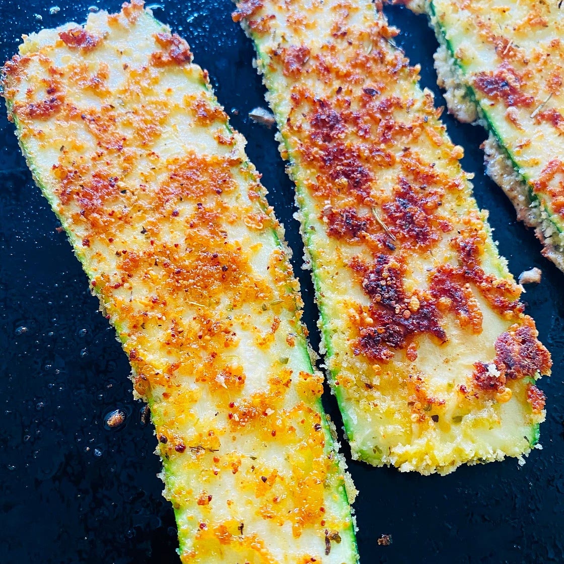Blackstone Crispy Parmesan Zucchini