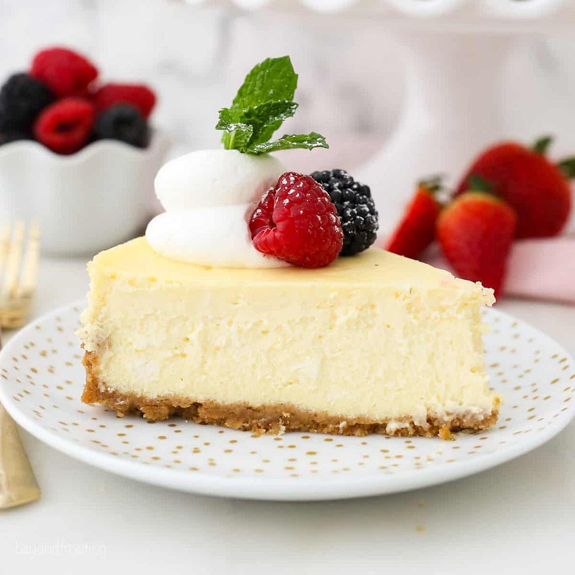 Creamy Homemade Cheesecake