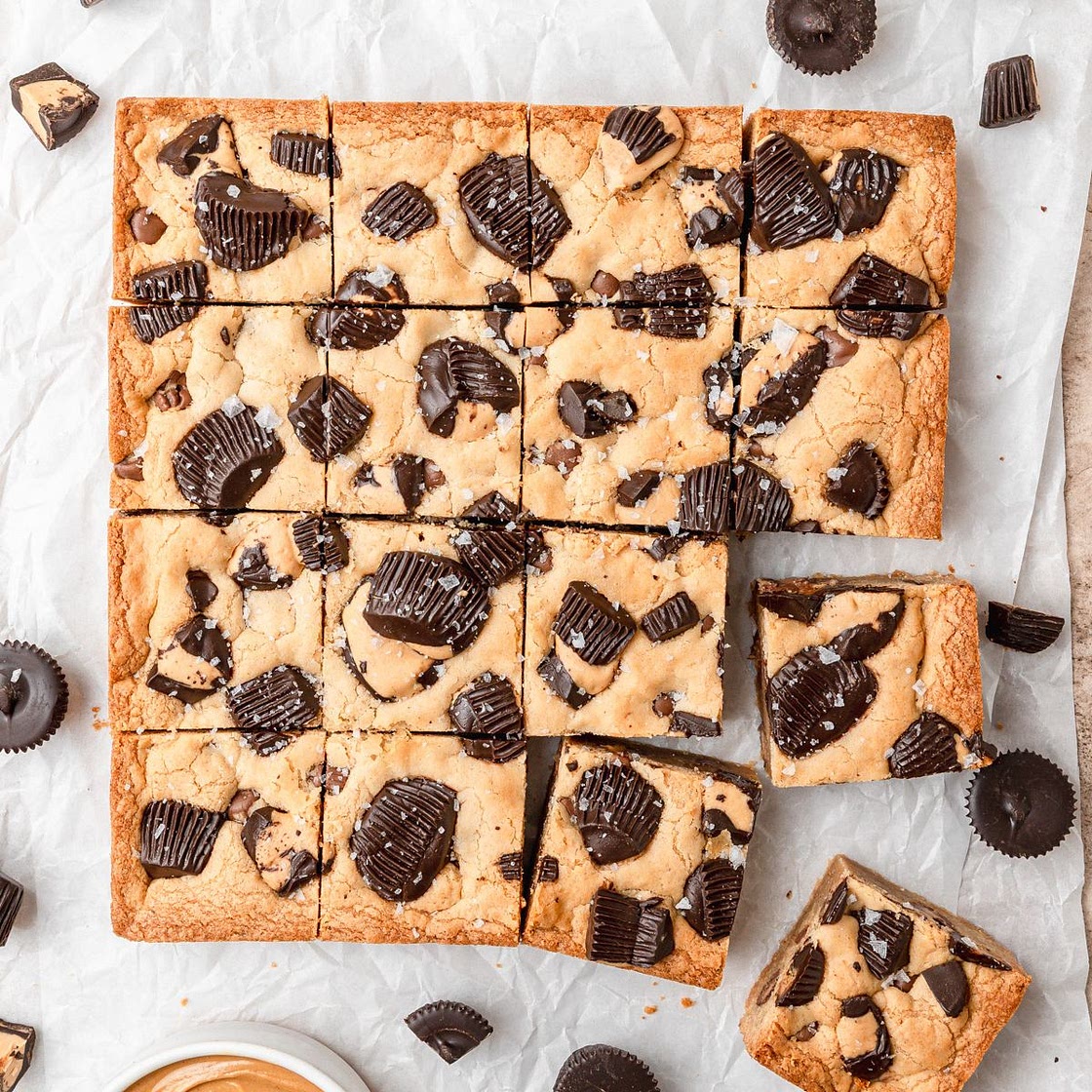 Peanut Butter Blondies