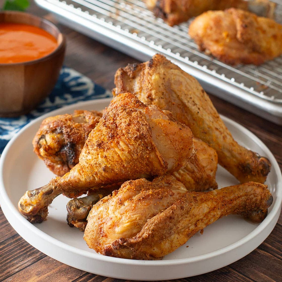 Crispy Oven Baked Chicken Legs