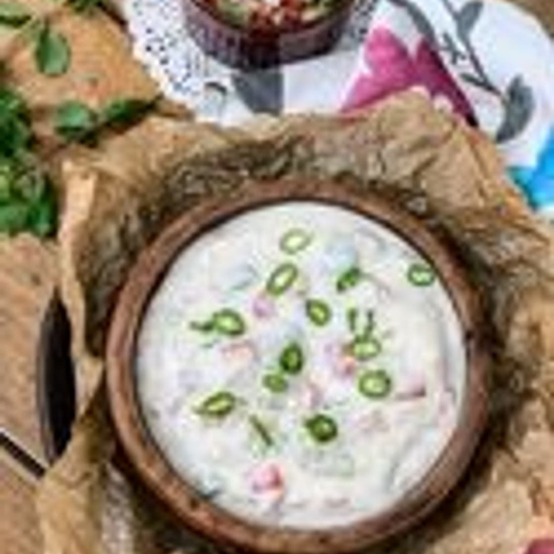 Tomato Onion Cucumber Raita Recipe