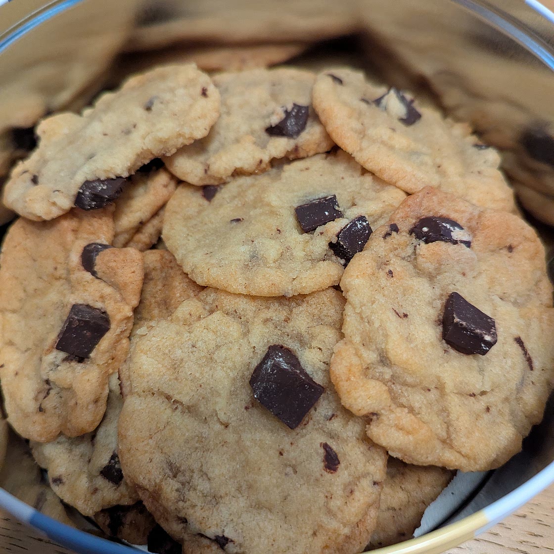 Chewy chocolate cookies