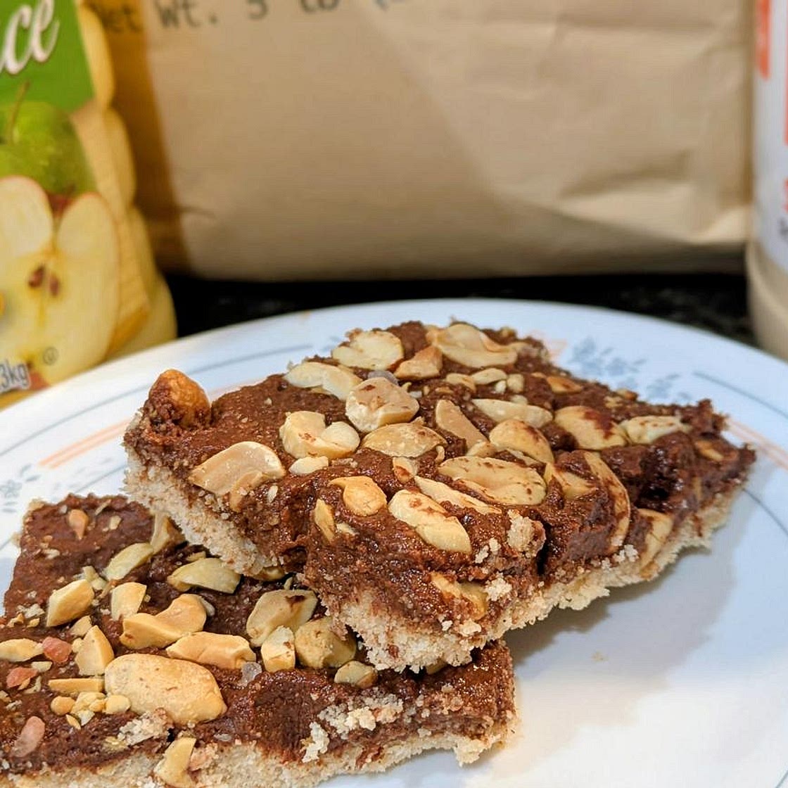 Carob Peanut Bars