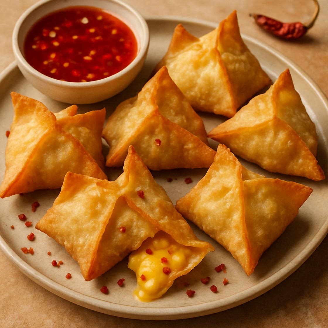 Cheese and Chili Wontons