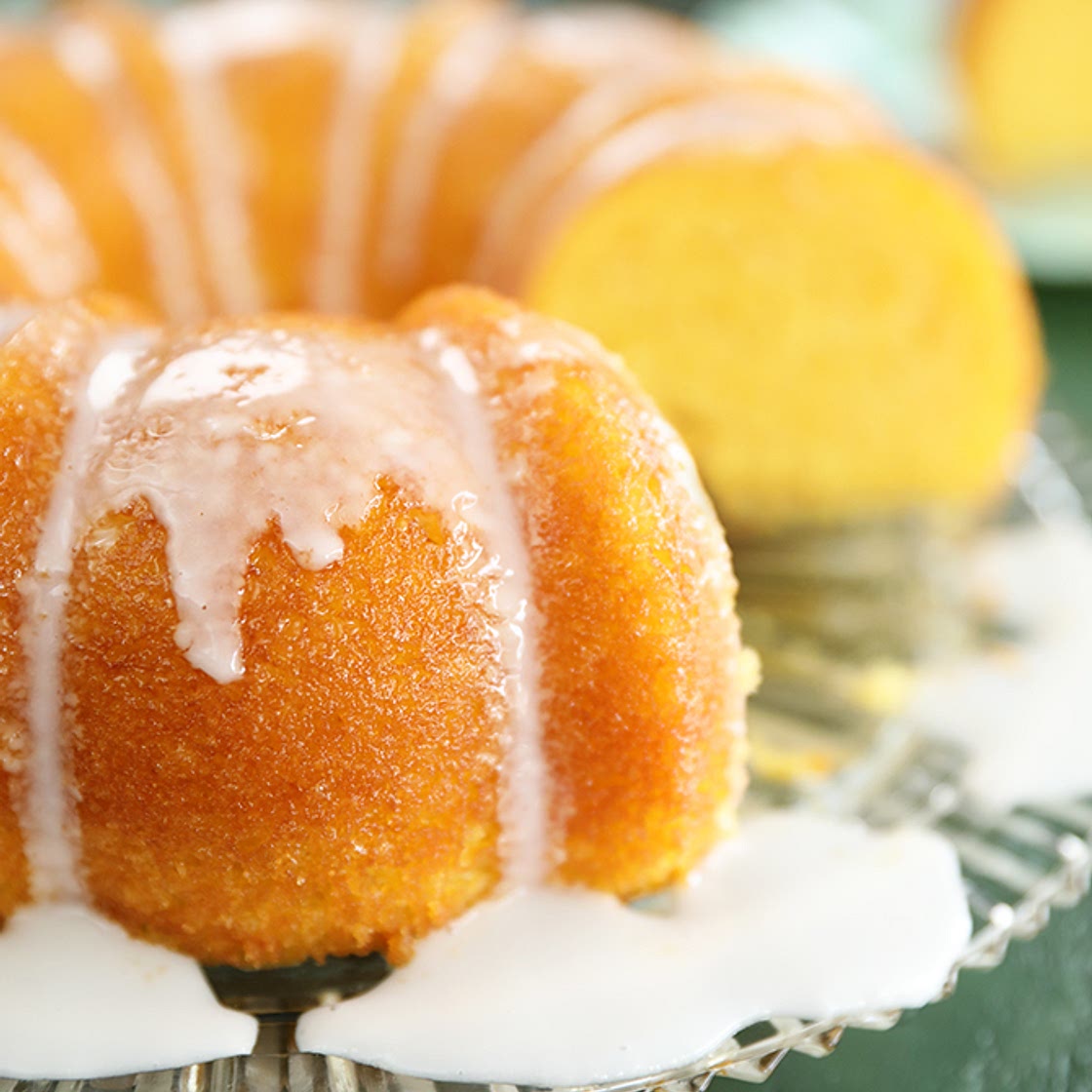 Vintage Lemon Apricot Nectar Cake