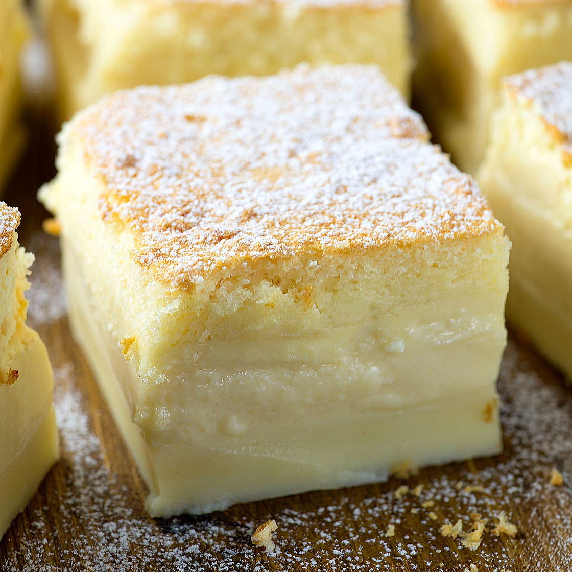 Vanilla Magic Custard Cake