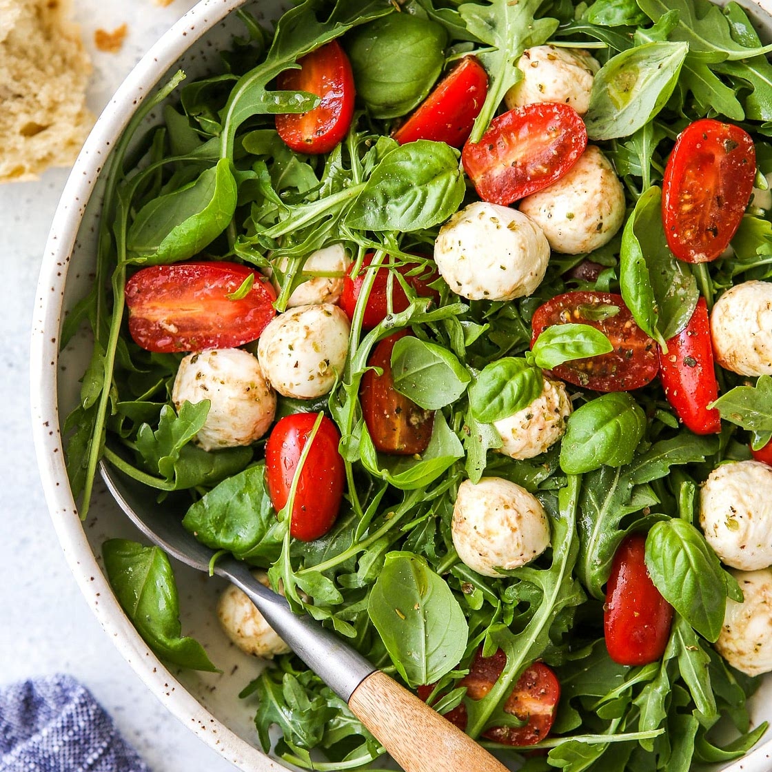 Arugula Caprese Salad