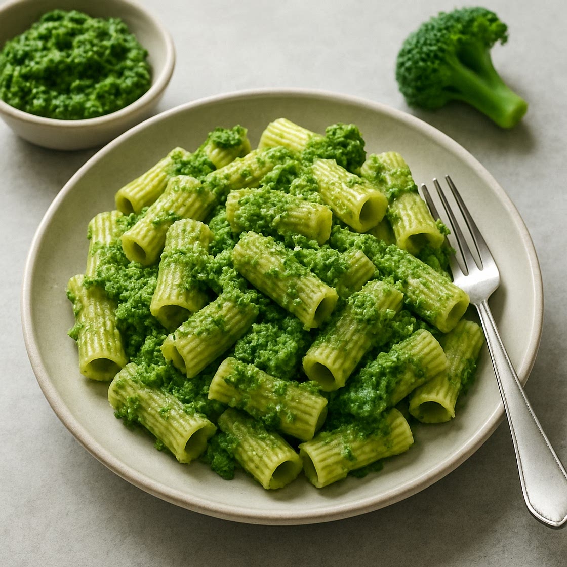Nudeln mit Brokkoli-Pesto