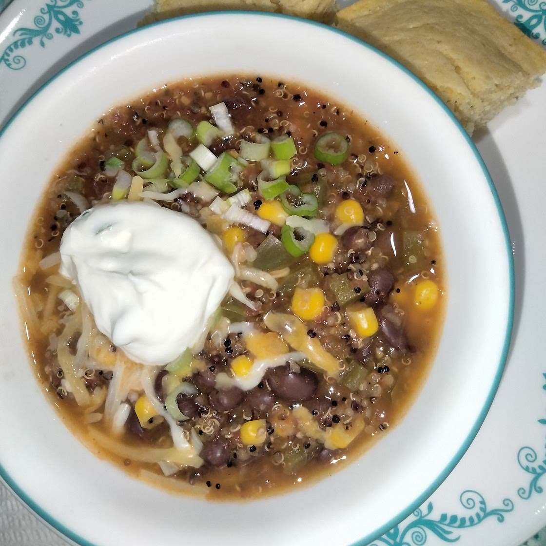 Instant Pot Vegetarian Chili with Quinoa