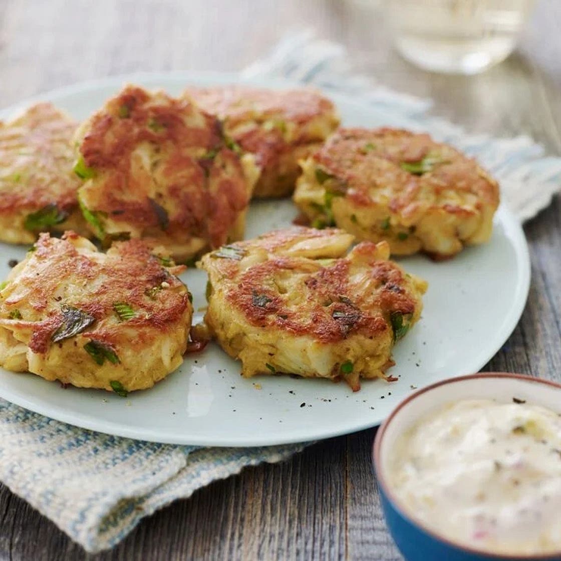 Maryland Crab Cakes with Quick Tartar Sauce