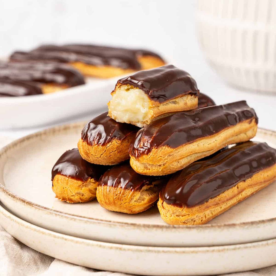 Perfect Classic Chocolate Eclair Recipe (FOOLPROOF)