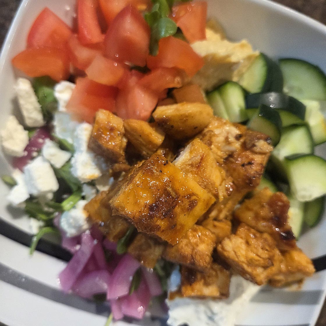 Harissa Honey Chicken Bowls