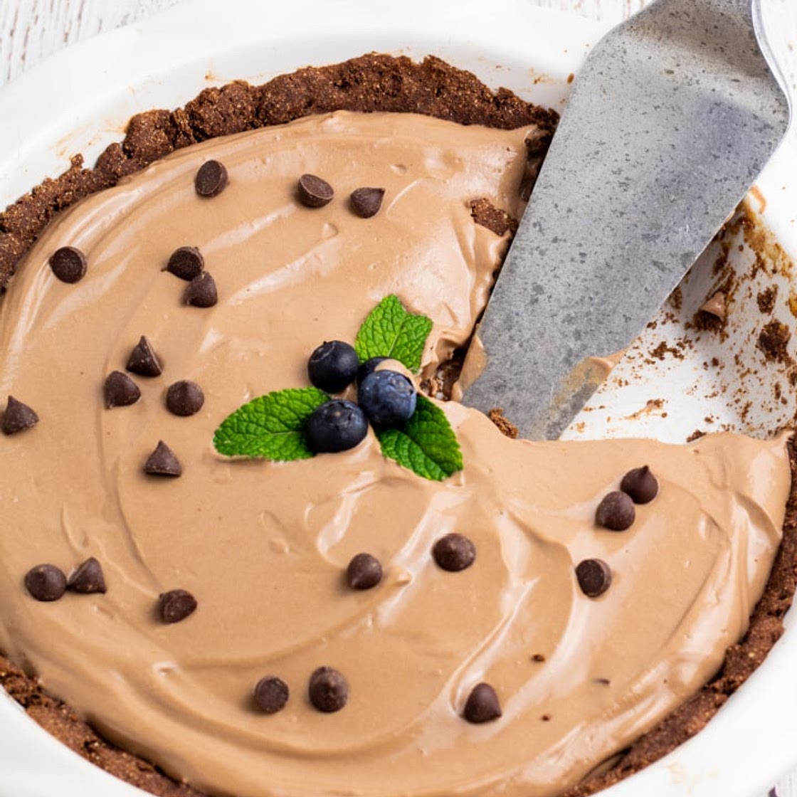 No-Bake Chocolate Vegan Pie