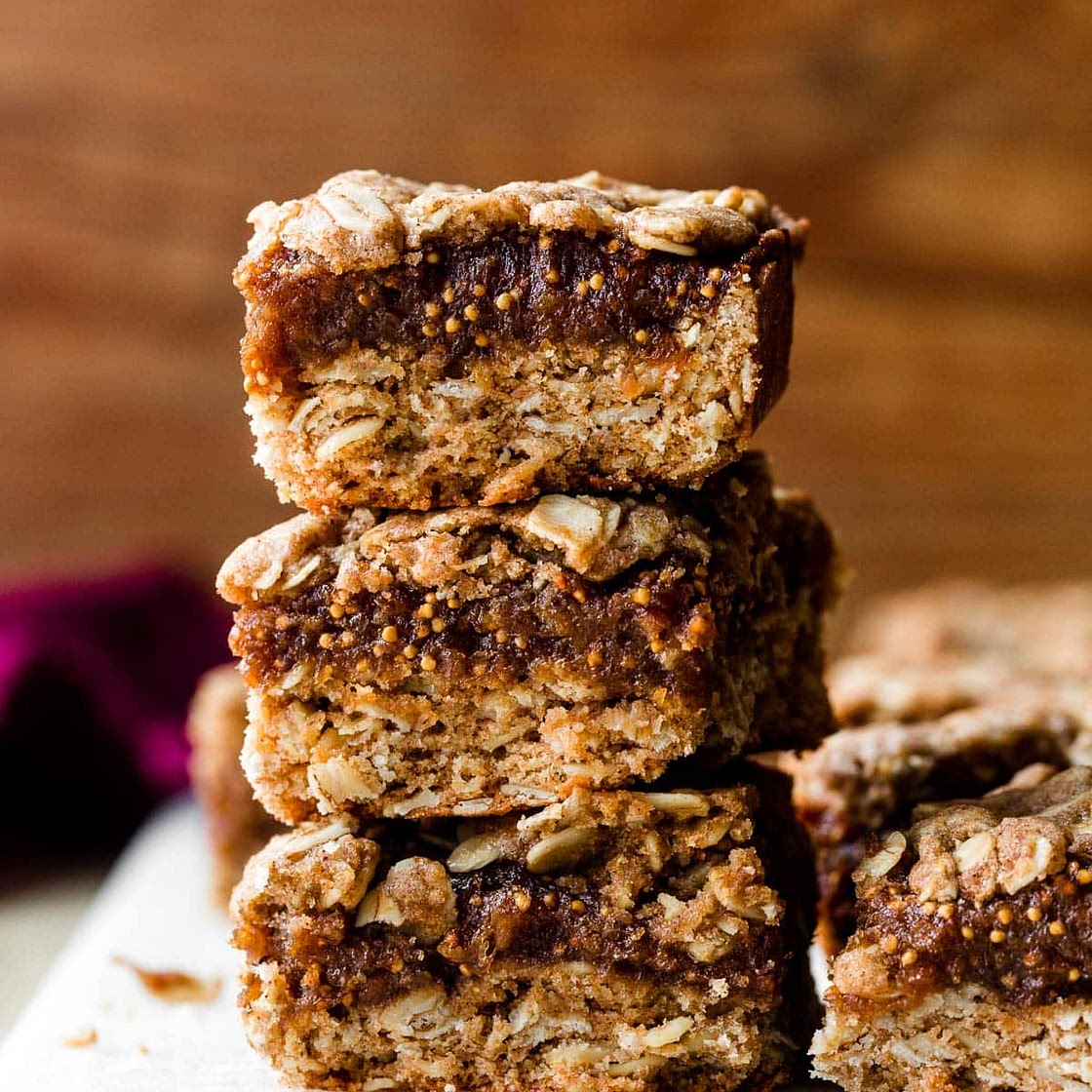 Homemade Oatmeal Fig Bars