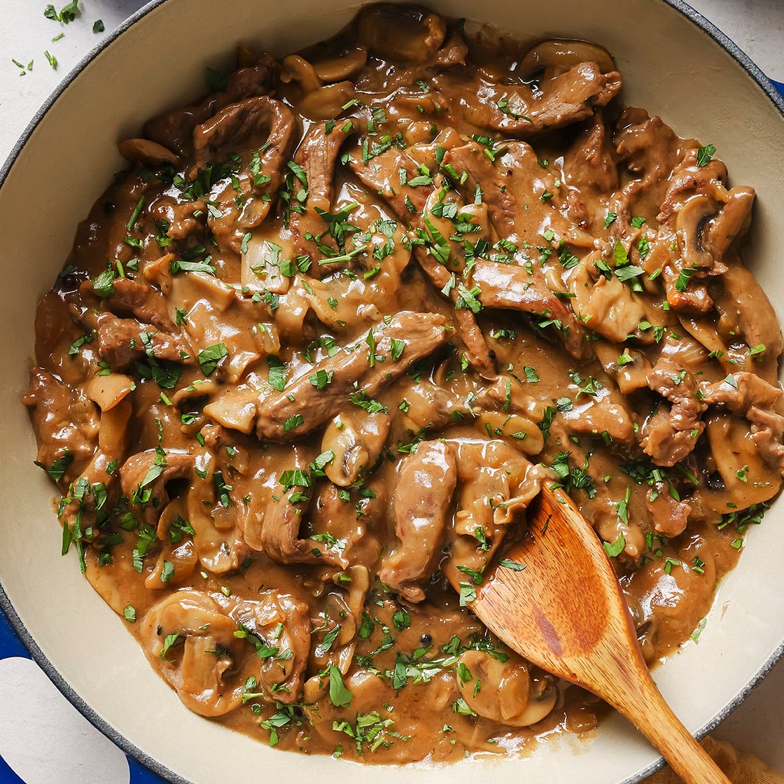 Gluten Free Beef Stroganoff