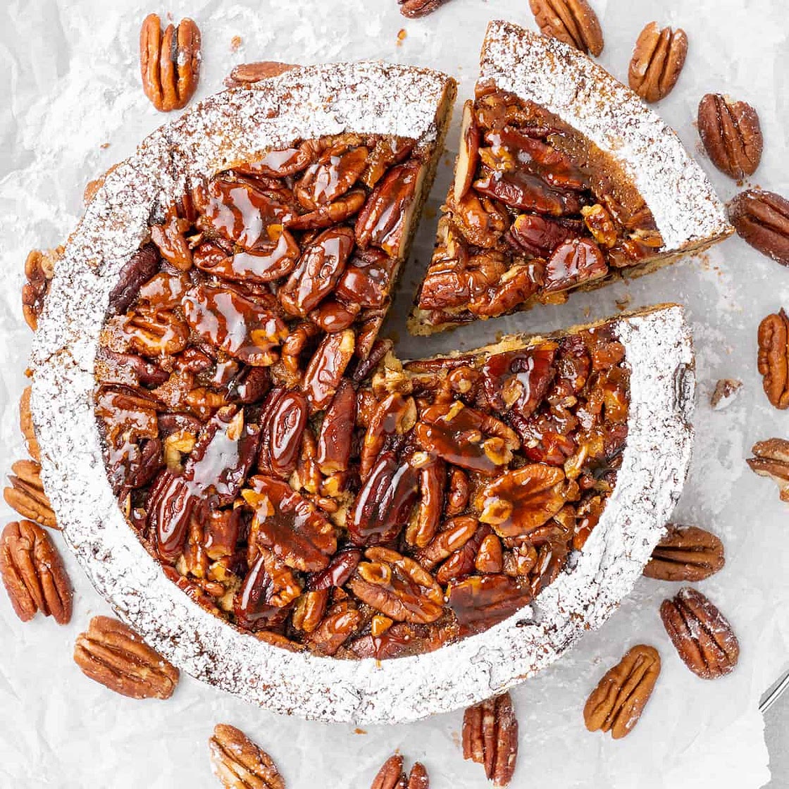 Pecan Upside Down Cake (VIDEO)