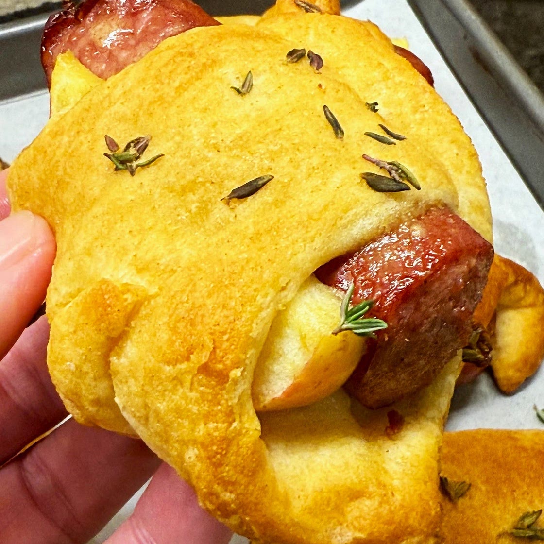 Maple Mustard Pigs in a Blanket