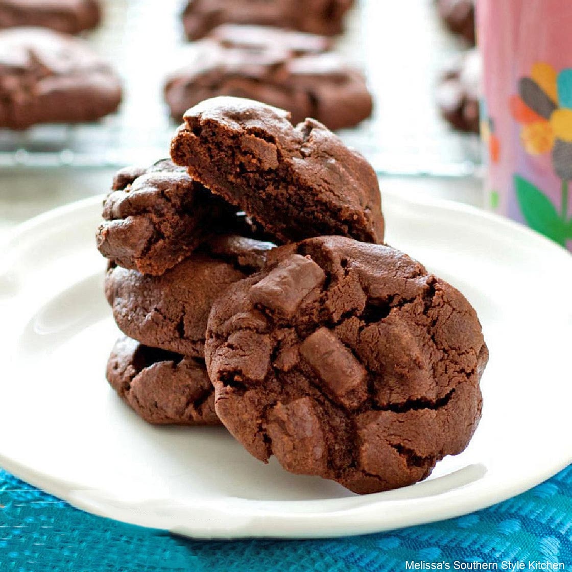Double Chocolate Chunk Cookies